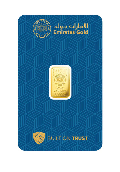 Emirates Gold Bar 24KT - 2.5 Gram