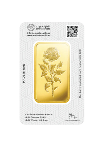 Emirates Gold Bar 24KT - 100 Gram