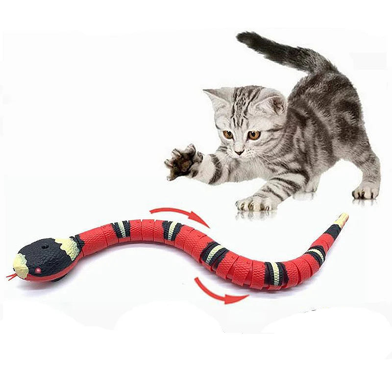 Snake Toy For Cat - Smart Automatically Electro Sensing, Rechargeable