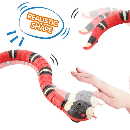 Snake Toy For Cat - Smart Automatically Electro Sensing, Rechargeable
